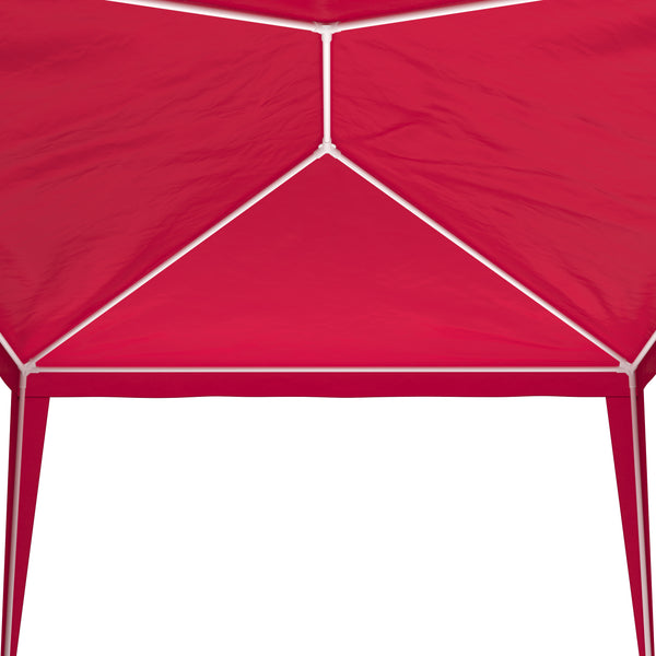 Gartenpavillon Partyzelt 3 x 4 m rot