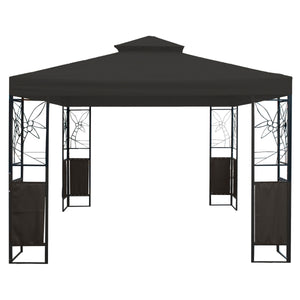 Gartenpavillon Gazebo 3 x 3 m anthrazit