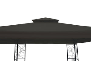Gartenpavillon Gazebo 3 x 3 m anthrazit