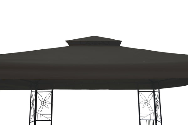 Gartenpavillon Gazebo 3 x 3 m anthrazit