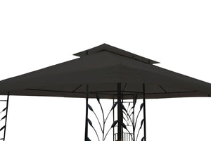 Gartenpavillon Gazebo 3 x 4 m braun