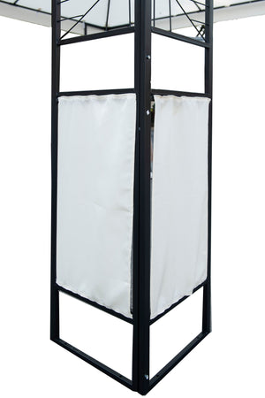 Gartenpavillon Gazebo 3 x 3 m weiss
