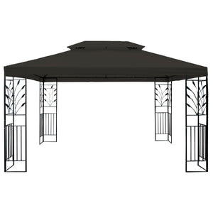 Gartenpavillon Gazebo 3 x 4 m braun