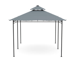 Dach für Gartenpavillon LED 3 x 4 m grau