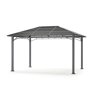 Gartenpavillon PRINCE 4 x 3 m grau