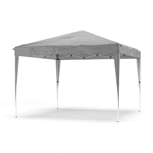 Pavillon Partyzelt 3 x 3 m grau inkl. 4 Seitenwände