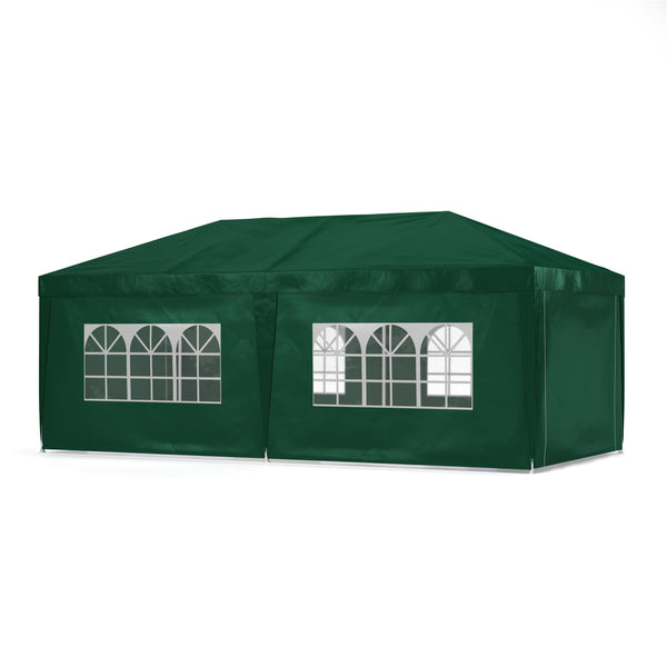 Gartenpavillon Partyzelt 6x3x2.7m, grün
