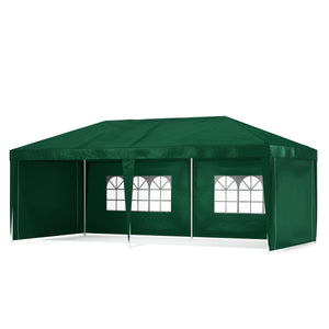Gartenpavillon Partyzelt 6x3x2.7m, grün