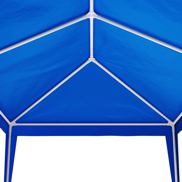 Gartenpavillon Partyzelt 6x3x2.7m, blau