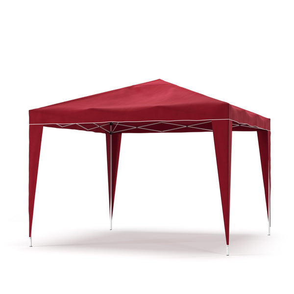 Gartenpavillon Partyzelt 3x3x2.6m, rot