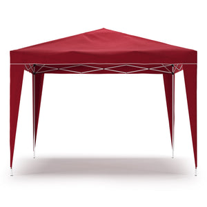 Gartenpavillon Partyzelt 3x3x2.6m, rot