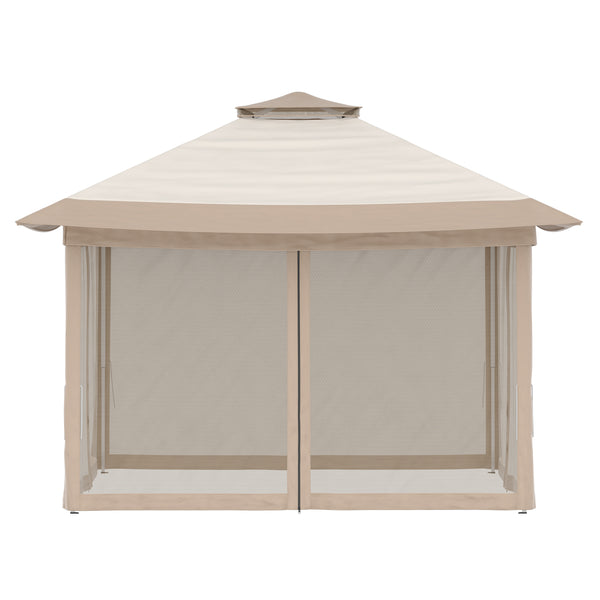 Gartenpavillon REASOL 3 x 3 m beige