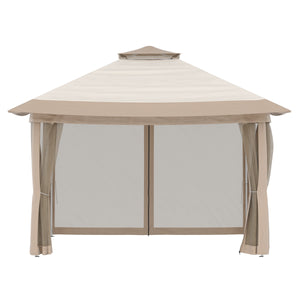 Gartenpavillon REASOL 3 x 3 m beige