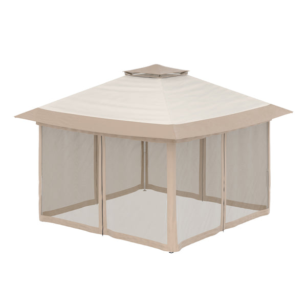Gartenpavillon REASOL 3 x 3 m beige