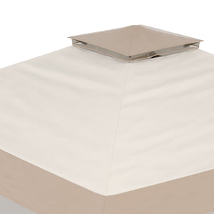 Gartenpavillon REASOL 3 x 3 m beige