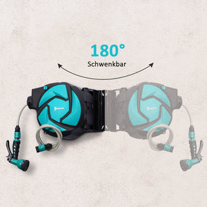 Gartenschlauch Schlauchtrommel Automatik 10m Frostschutz -5°C
