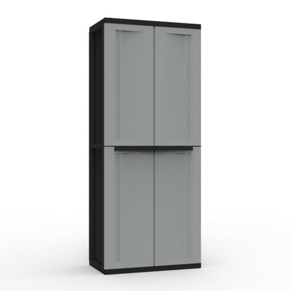 Gartenschrank Kunststoffschrank Geräteschrank 3 Böden