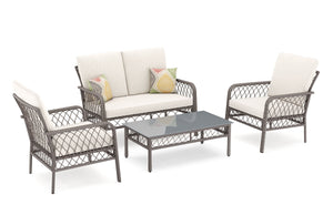 Gartenset Rattan ARIMBA beige