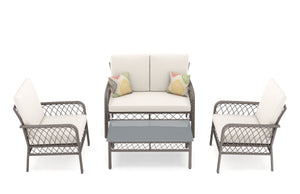Gartenset Rattan ARIMBA beige