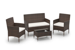 Gartenset Rattan MALIA mixed