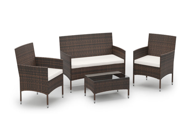 Gartenset Rattan MALIA mixed