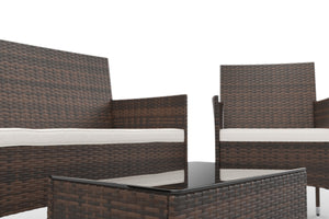 Gartenset Rattan MALIA mixed