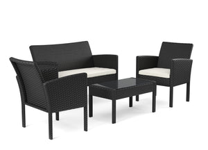 Rattan Gartenset ""Livorno""