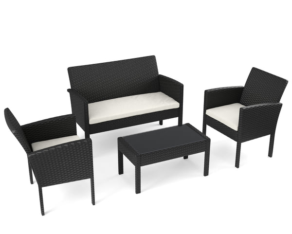 Rattan Gartenset ""Livorno""