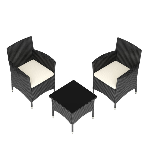 Gartenset LUINO schwarz