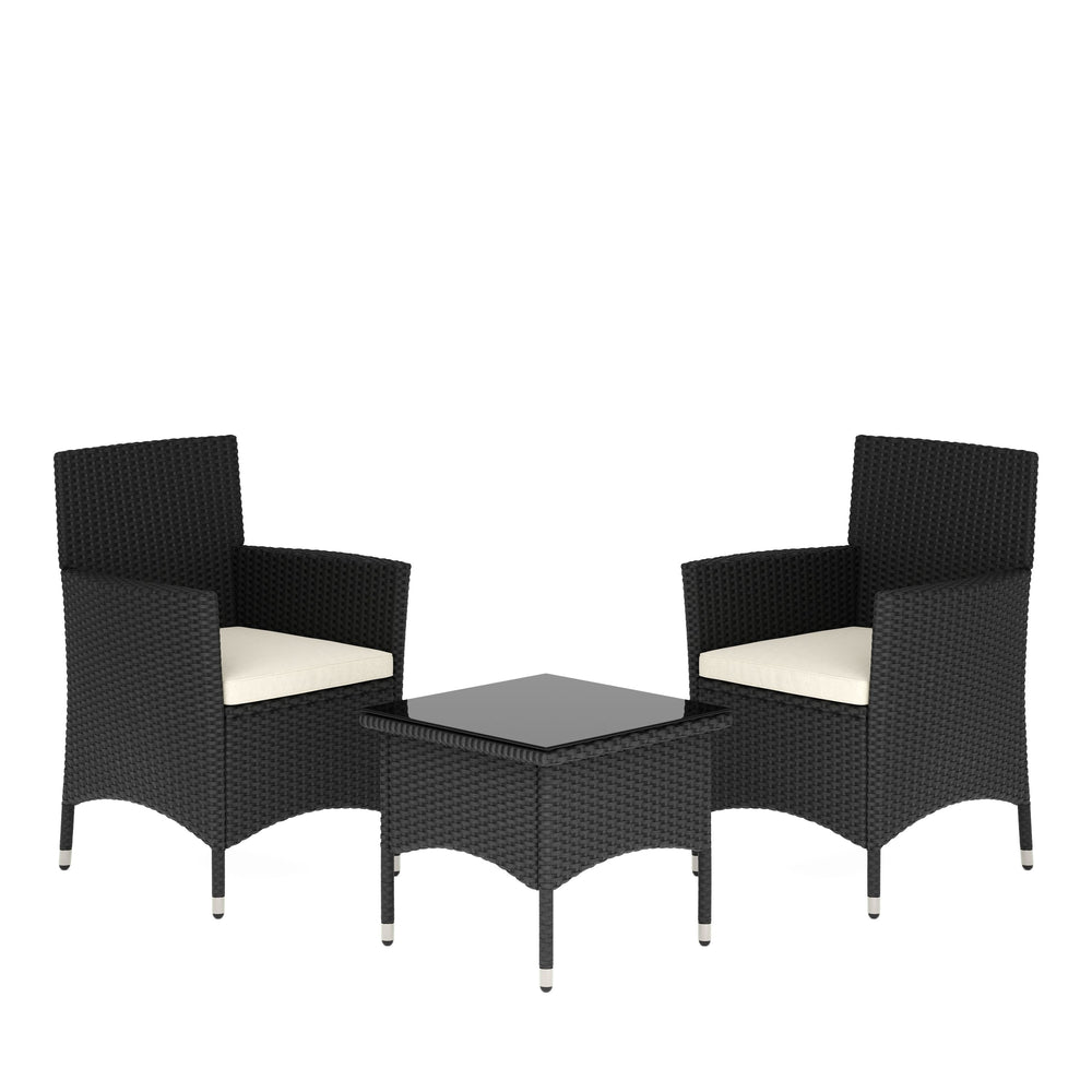 LUINO garden set, black