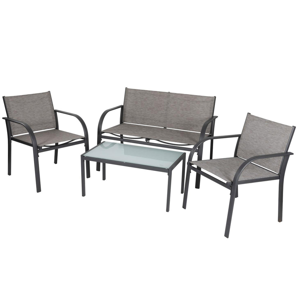 Set da giardino PARIS antracite/grigio