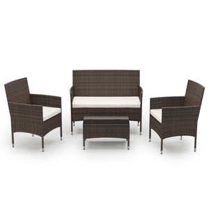 Gartenset Rattan MALIA mixed