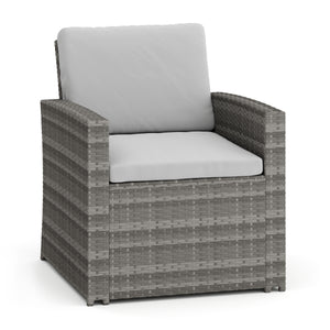 Gartenset Rattan MILENA grau