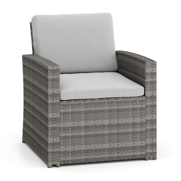 Gartenset Rattan MILENA grau