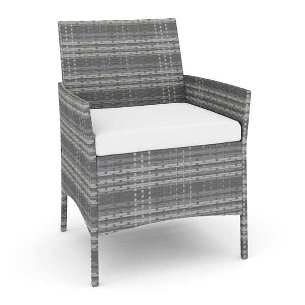 Gartenset Rattan MOLDE grau/beige