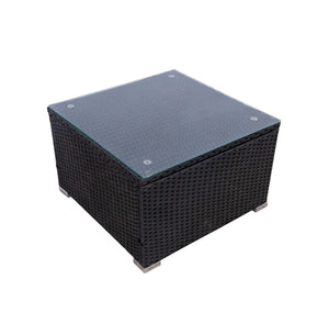 Rattanlounge Set SALERNO anthrazit