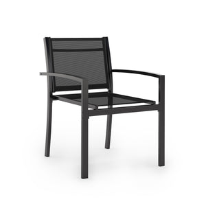 Gartenstuhl 4er Set anthrazit