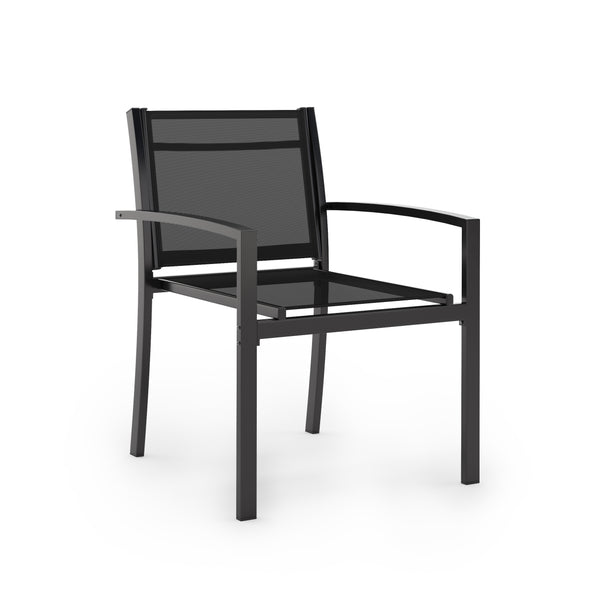 Gartenstuhl 4er Set anthrazit