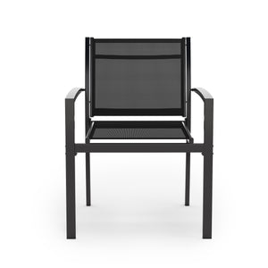 Gartenstuhl 4er Set anthrazit