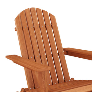 Gartenstuhl Holz ADIRONDACK braun