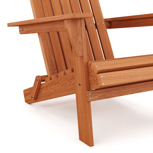 Gartenstuhl Holz ADIRONDACK braun