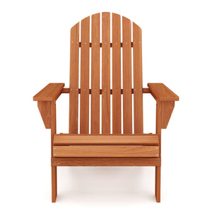 Gartenstuhl Holz ADIRONDACK braun