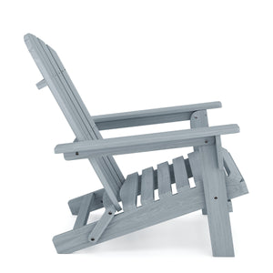 Gartenstuhl Holz ADIRONDACK grau