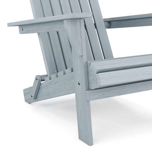 Gartenstuhl Holz ADIRONDACK grau