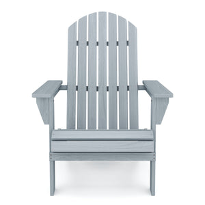 Gartenstuhl Holz ADIRONDACK grau