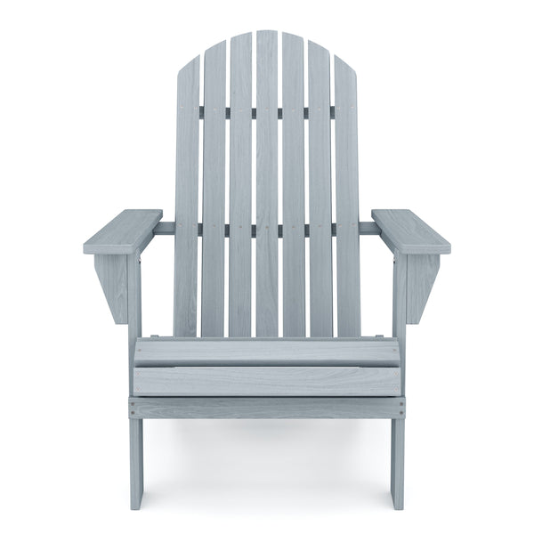 Gartenstuhl Holz ADIRONDACK grau