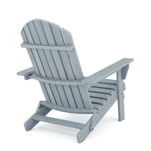 Gartenstuhl Holz ADIRONDACK grau