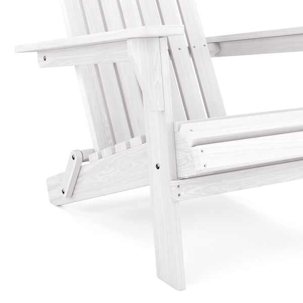 Gartenstuhl Holz ADIRONDACK weiss