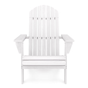 Gartenstuhl Holz ADIRONDACK weiss