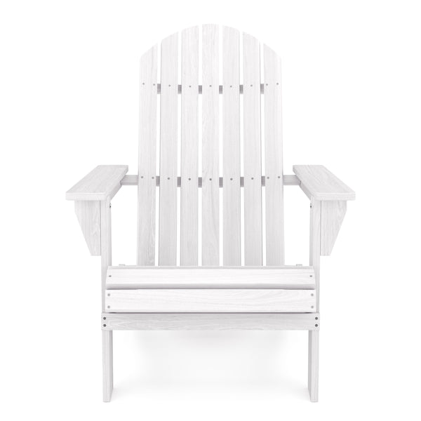 Gartenstuhl Holz ADIRONDACK weiss